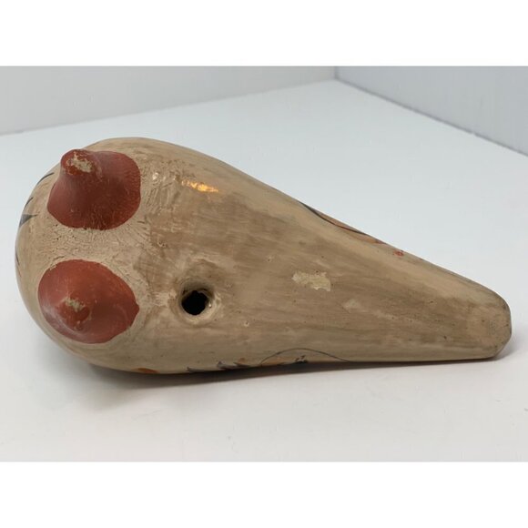 Tonala Mexican Bird Folk Art Pottery Pheasant Design Vintage Hand Painted - Picture 11 of 16